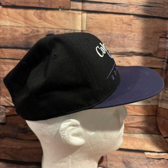 Colorado Rockies Hat Snapback Adjustable Cap Black Purple Baseball MLB 47 Brand - Picture 2 of 9